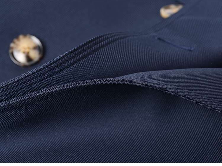 ネイビーコーデ トレンチ風 ベルト付きロングコート