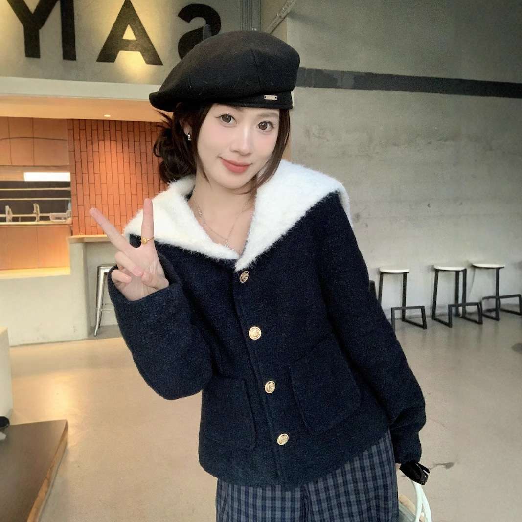 ネイビーコーデ モダンマリン学生スタイルセット